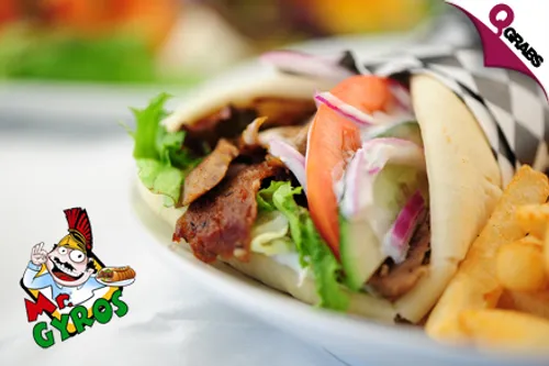 For QR12 Kickstart your Day with Breakfast OR for QR17 Munch on a Meal at Mr Gyros! (QR25/QR35 Value)
